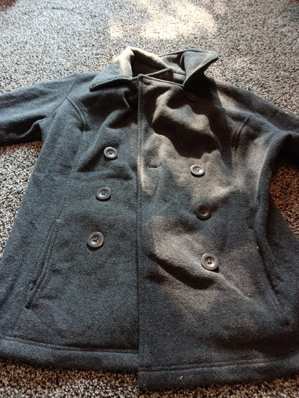 Columbia Men's Charcoal Peacoat